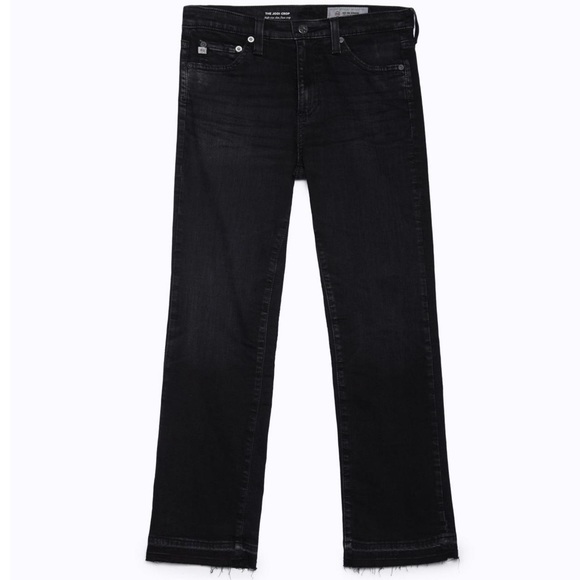 AG Jeans The Jodi Crop High-Rise Slim Crop Black
